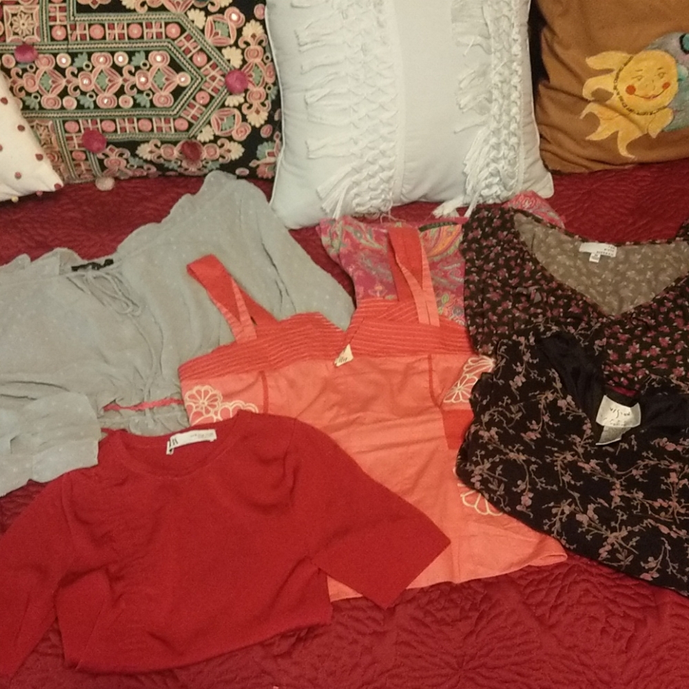 6 PC brand name summer top bundle small